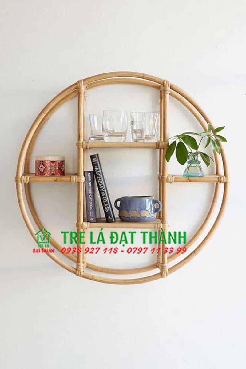 Kệ Đựng Đồ Mây Tre Đan - KDDMTD014